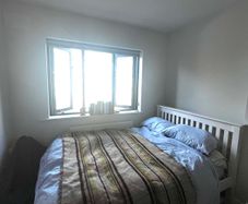 White Wooden Bed frame - Double