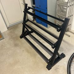 Dumbbell storage rack