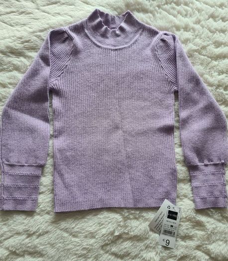 girls lilac purple jumper