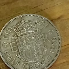 6 English Half Crowns