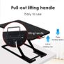 _Sit-Stand Desk, Height-Adjustable, Computer Desk, Manual Height Adjustable Rack, Suitable for All Standard desktops, Ideal for Offices, Installation Free, Office Product Image 5