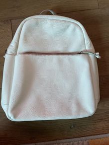 Women's bag backpack Clarks Genuine leather white colour Brand new