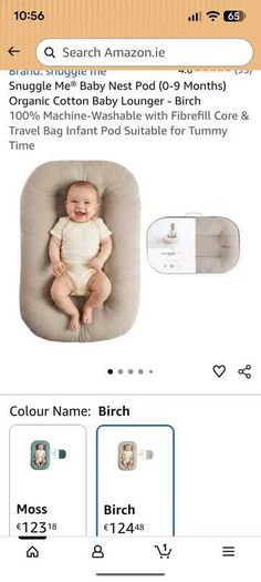 Snuggle Me baby lounger