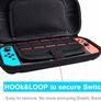 Switch Case Compatible with Nintendo Switch/Switch OLED - Carrying Case with 20 Game Cartridges, Protective Hard Shell Travel Case Pouch for Nintendo Switch Console & Accessories Image 2
