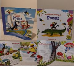 A Children,s Treasury Of Poems By Linda Bleck  hardback book