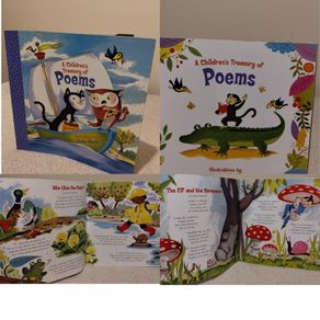 A Children,s Treasury Of Poems By Linda Bleck  hardback book