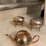 Selection Hand carved Brass items. Image 9