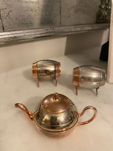 Selection Hand carved Brass items.