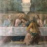 Antique The Last Supper (Ghirlandaio) Arundel Society Chromolithograph Image 5