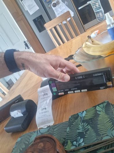 2 taxi meters and 2 printers to match (no wiring)