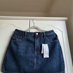 Primark Dark Blue Denim Mini Skirt