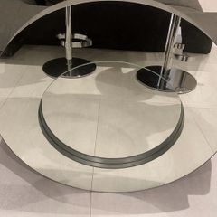 Round wall mirror