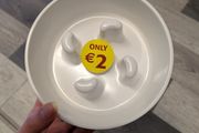 Small slow feeder dog bowl