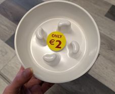 Small slow feeder dog bowl