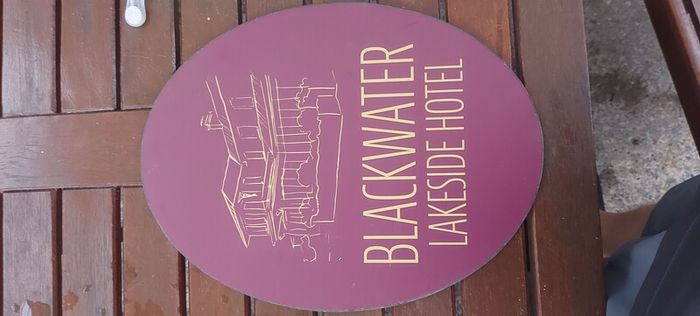 2 x blackwater lakeside hotel advertising signs ,not metal,lovely advertising display items,,buyer collects or pays postage thank you,,price for both ,or sell separate,sold as seen .