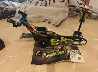 LEGO Technic Dragster 42103 (2-in-1 Set) Complete with Manual
