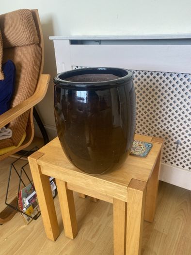Brown Ceramic Plant Pot