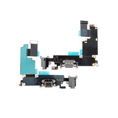 For iPhone 6 Plus 5.5" Replacement Charging Port Dock Connector Flex Cable Grey - FHT19IPCP
