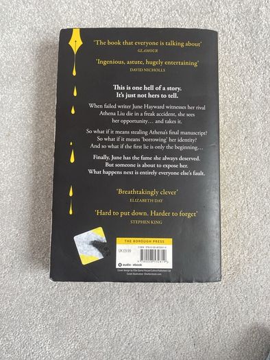 "Yellowface" book by Rebecca F. Kuang