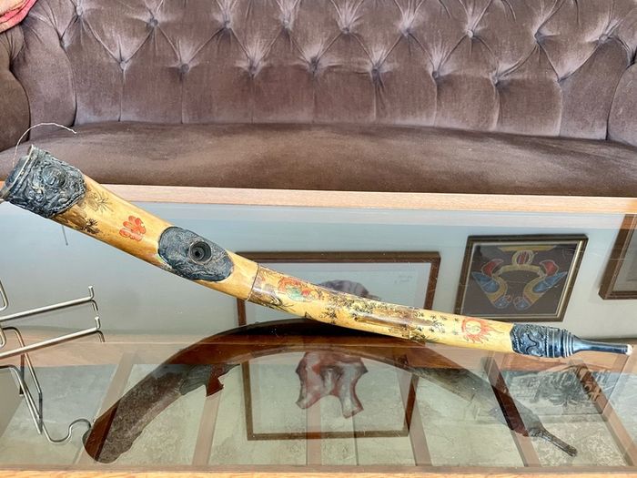 Repro China Ming Guo period 1920s Bone Opium Pipe