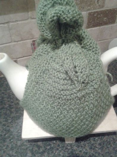 Hand knitted