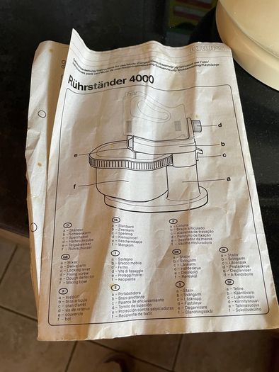 Original Krups Mixer