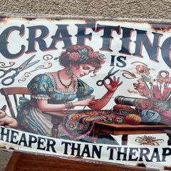 Metal sign