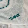 Mexican floral green embroidered blouse Image 5