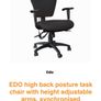 office chair EDO black Image 4