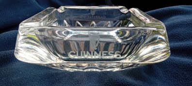 Vintage Glass Guinness Ashtray
