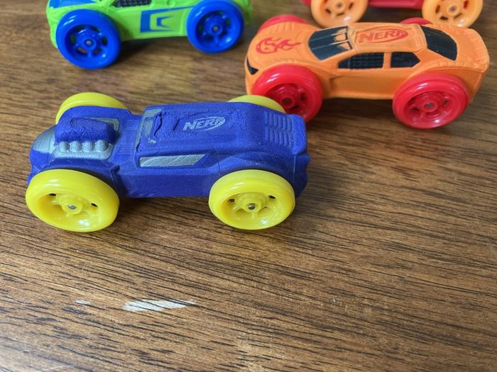 9 small nerf cars