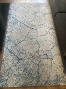 Grey/blue rug 230x160
