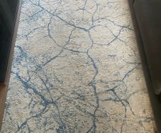 Grey/blue rug 230x160