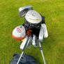 Bag with selection of kids golf clubs Image 4