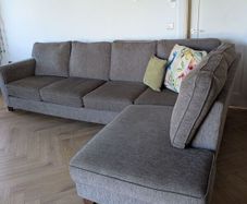 Large corner L shaped sofa couch