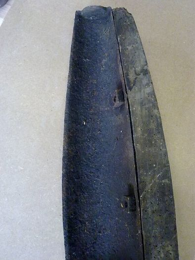 Large old reamer for boring wooden water pumps