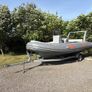 5.8m RIB boat and trailer Image 3