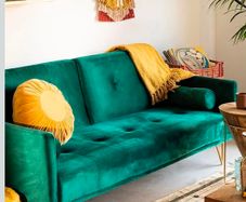 velvet sofa