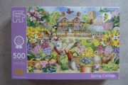 Jigsaws - Spring Cottage and Cottage cat