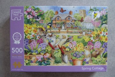 Jigsaws - Spring Cottage and Cottage cat