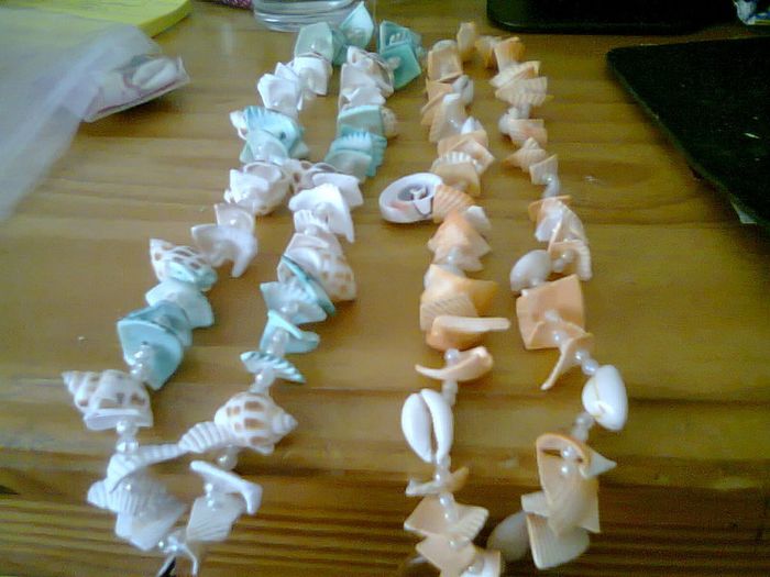 seashell sea snail necklace