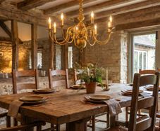 Very nice large heavy brass chandelier.