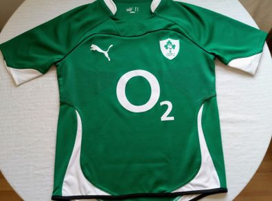 2009/10 IRFU Puma Rugby Jersey Size M Adults