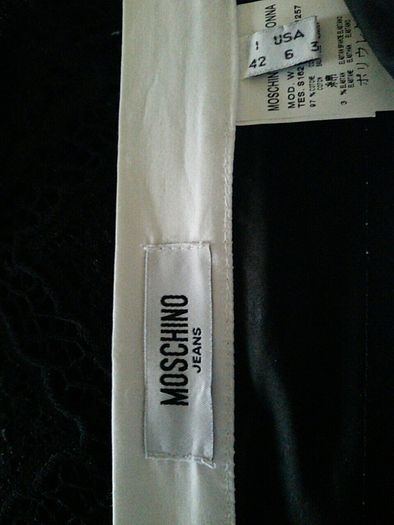 Black and White Moschino skirt NEW