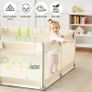 Baby Playpen for Babies and Toddlers, 47x47inch Small Play Pen for Indoors, Toddler Playpen for Apartment, Play Yard, Baby Activity Play Fence, 120x120cm Twins Playard Image 3