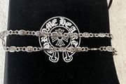 925 Sterling Silver Unisex Bracelet with Floral Design  Vintage Style