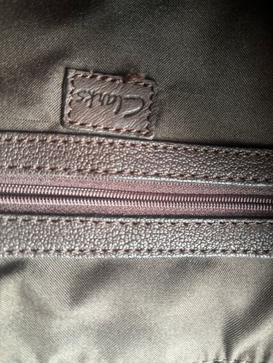 Clark  brown leather bag