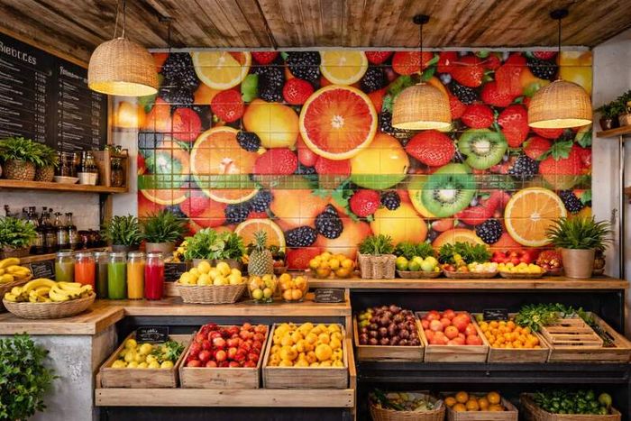 Decorative PVC Fruit Wall Panels 3 Pack (922x645)