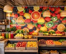 Decorative PVC Fruit Wall Panels 3 Pack (922x645)