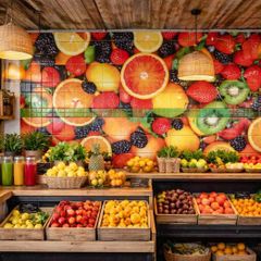 Decorative PVC Fruit Wall Panels 3 Pack (922x645)